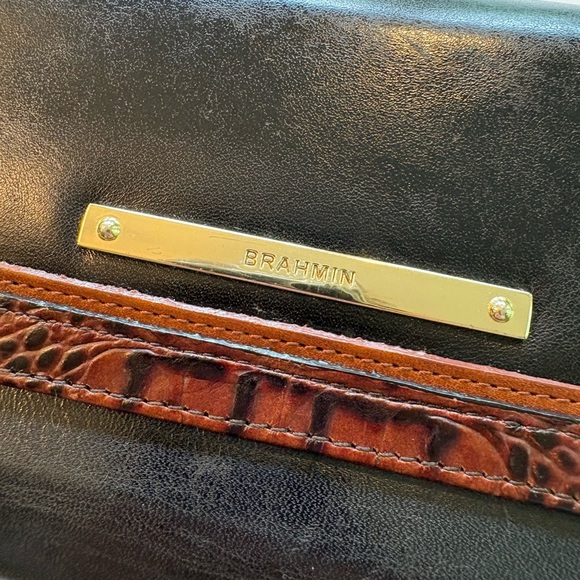 Brahmin Tuscan Tri-Texture Checkbook Wallet - Picture 3 of 11